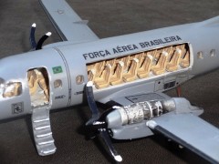 Avião EMB-120 Brasilia - Força Aerea Brasileira - Esquadrao GIIC