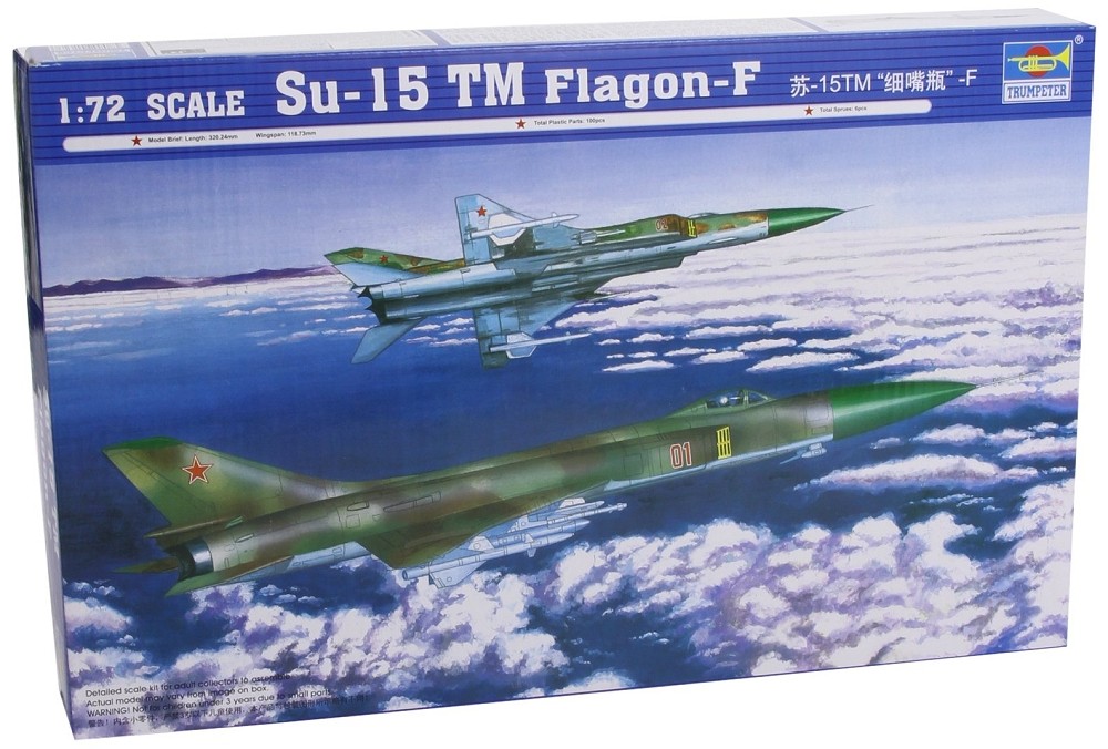 Aviao Sukhoi Su 15 Tm Flagon F Trumpeter Kits Avioes Civis E