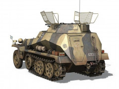Blindado Halftrack German Sd.Kfz. 250/9 - Inclui 1 figura TAMIYA