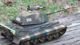 Tanque German King Tiger - PORSCHE Turret - Inclui Figura TAMIYA